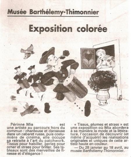 Un petit article sur 